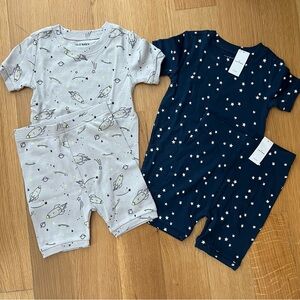 NWT Old Navy snug-fit celestial pajama set, size XS (5)